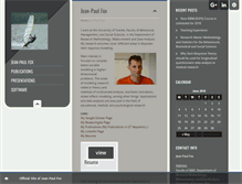 Tablet Screenshot of jean-paulfox.com